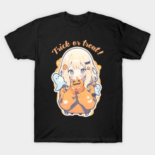 Kawaii Anime Halloween T-Shirt